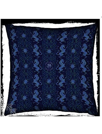 Coussin lune bleue et licorne
