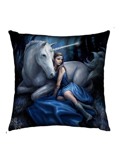Coussin lune bleue et licorne - Kiabi