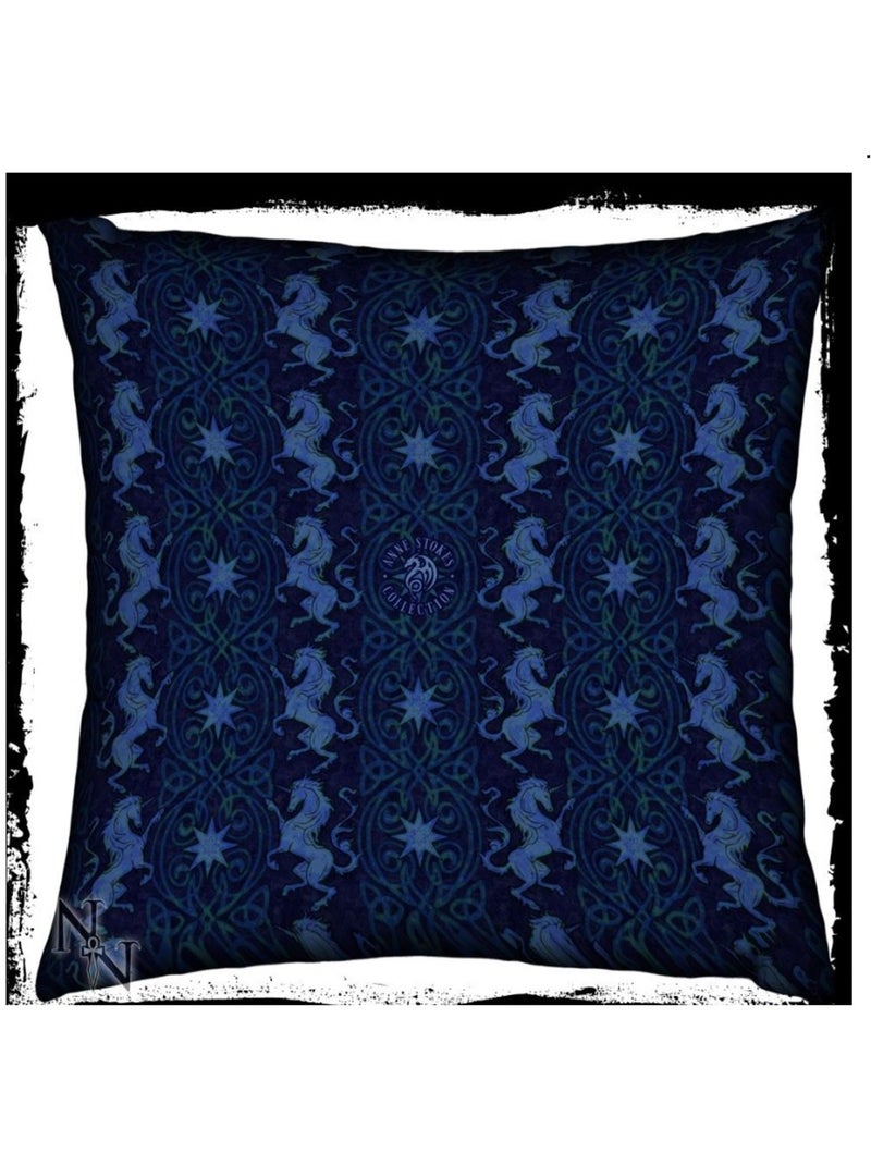 Coussin lune bleue et licorne Bleu - Kiabi