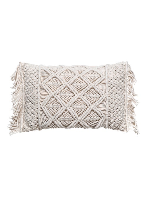 Coussin macramé "été" 30 x 50 cm Atmosphera - Kiabi