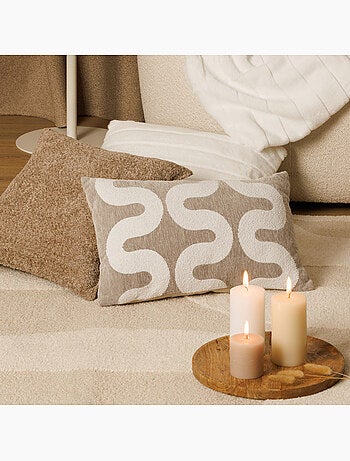 Coussin imitation fourrure MANOIR