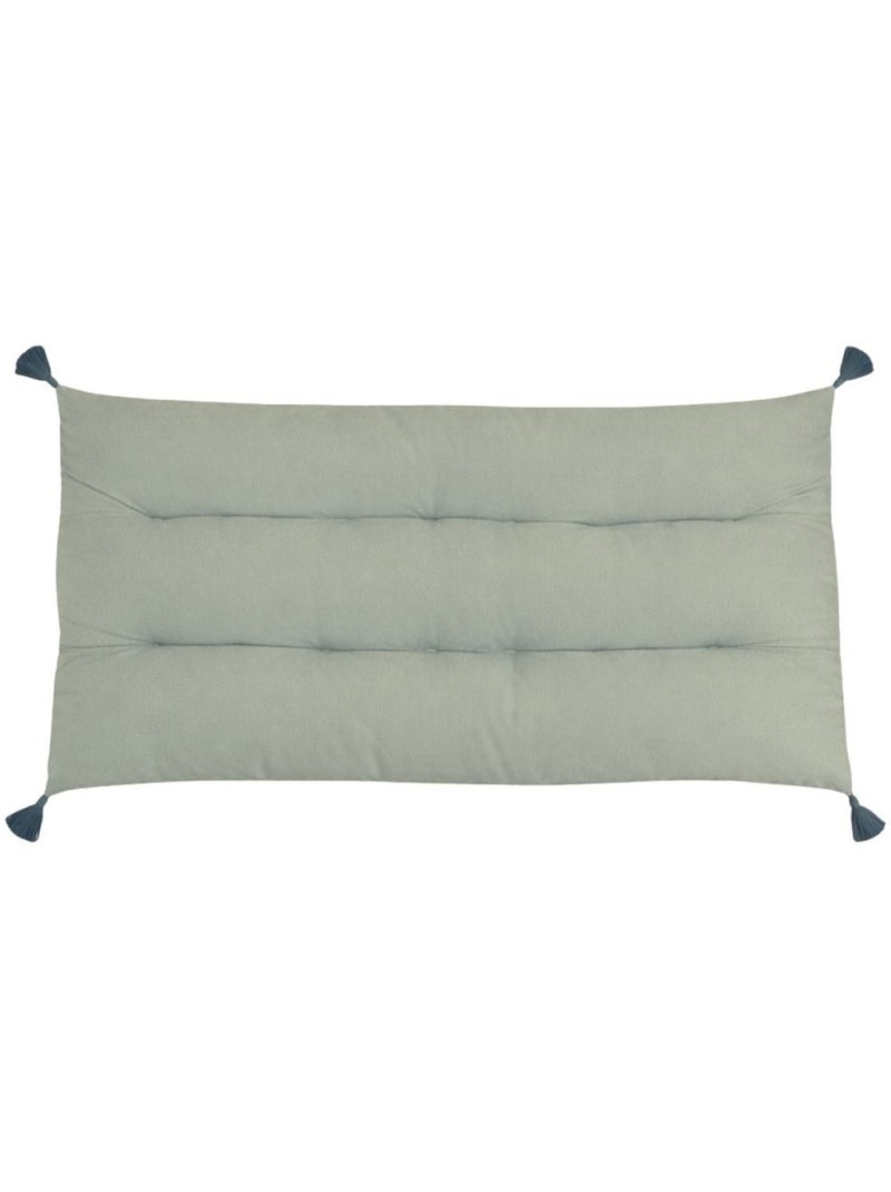 Coussin matelas tissu deperlant anti UV 120x60cm Vert - Kiabi