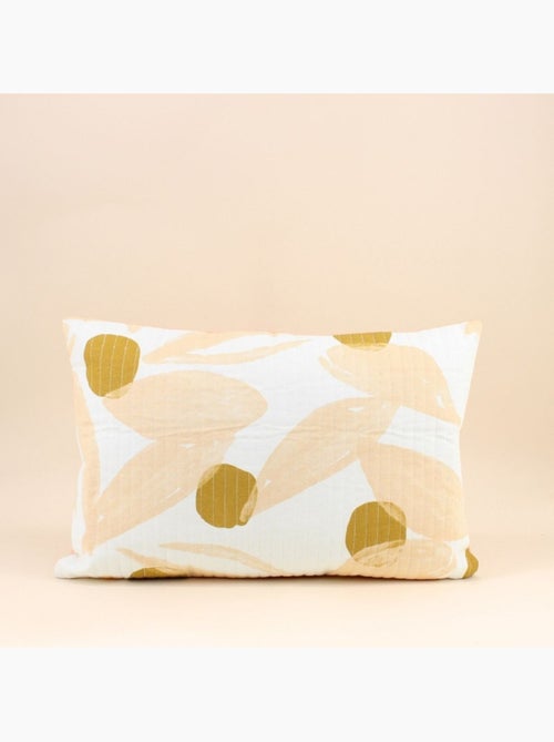 Coussin matelassé motifs feuillage 40x60cm - Kiabi