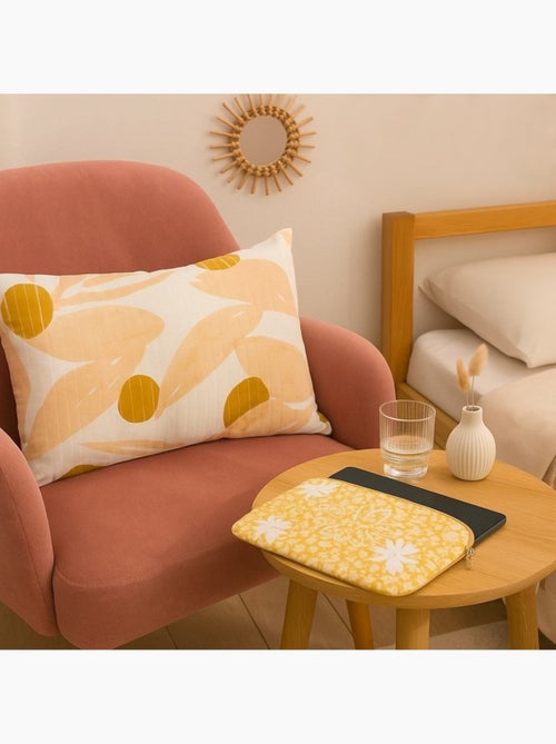 Coussin matelassé motifs feuillage 40x60cm - Kiabi