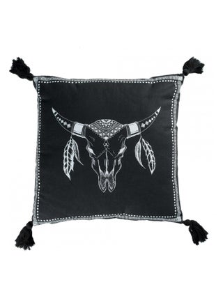Coussin Mohicana noir