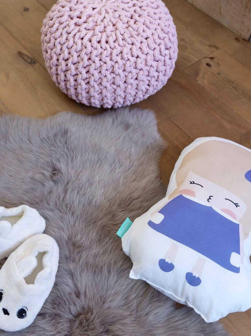 Coussin Moon dream "Happyfriday" Blanc - Kiabi