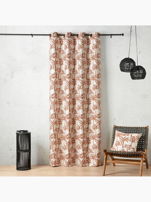 Coussin motif palmier tissé - Kiabi