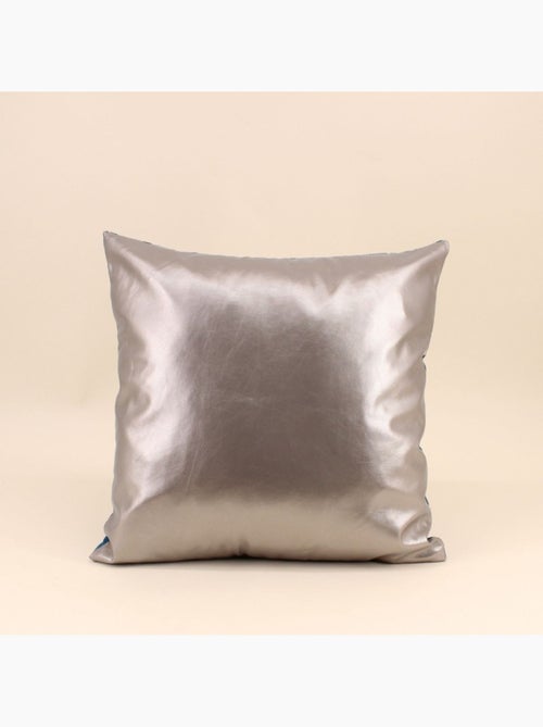 Coussin motifs géométriques bleu 40x40cm - Kiabi