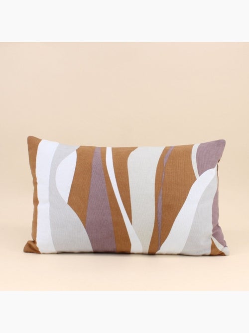 Coussin motifs organiques colorés 30x50cm - Kiabi