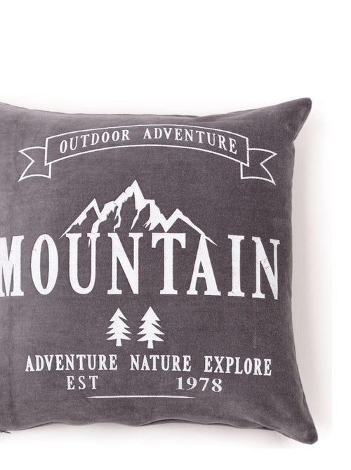 Coussin  'MOUNTAIN' 'TODAY' - Kiabi