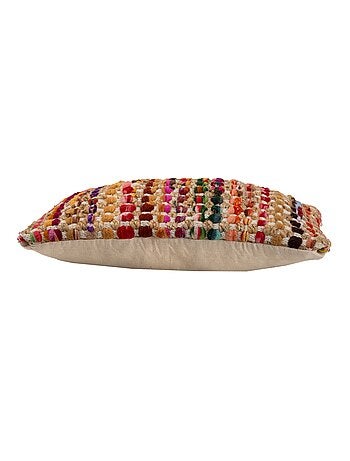 Coussin multico jute HOLI