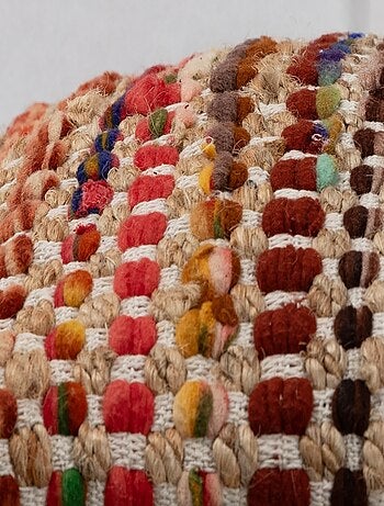 Coussin multico jute HOLI