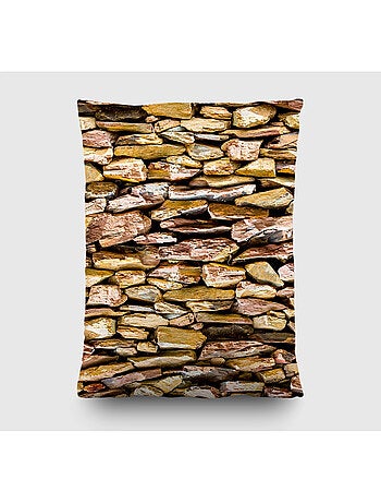 Coussin mur de pierre- 45 cm x 45 cm