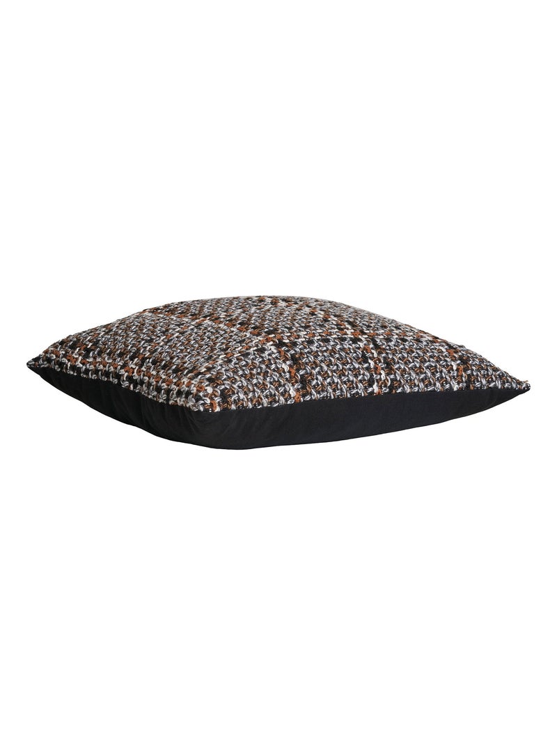 Coussin Nara - Coussin, mélange marron 60x60 cm Noir Marron - Kiabi