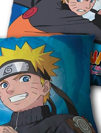 Coussin Naruto qui s'échauffe les poignets - 35x35 cm