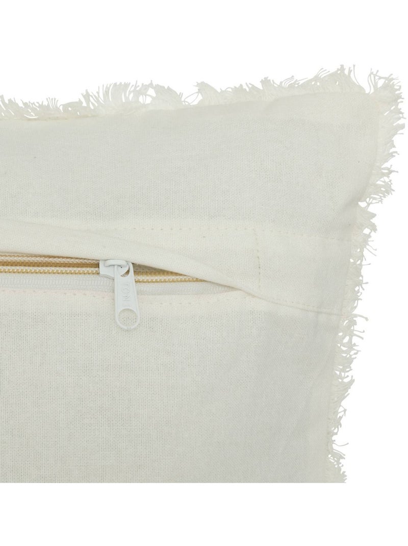 Coussin nid d'abeille WIDDY Ivoire - Kiabi