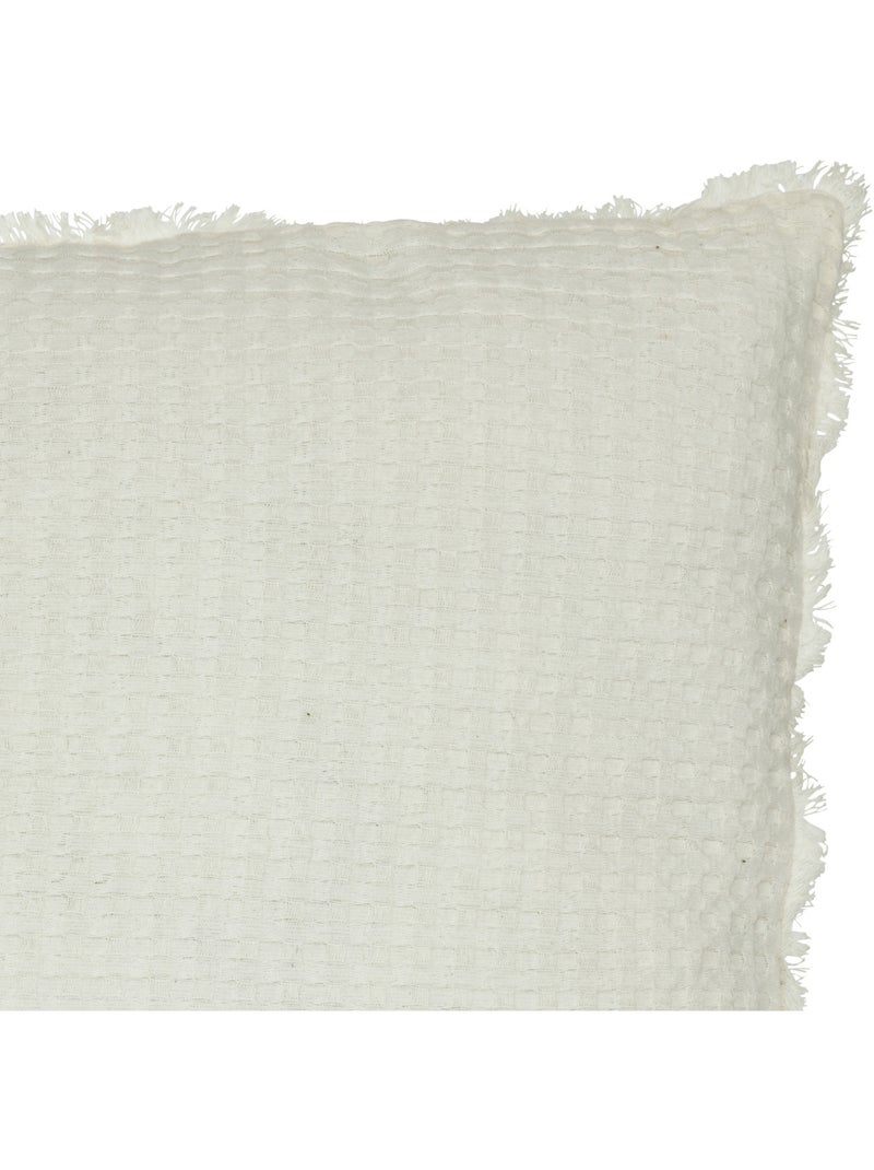 Coussin nid d'abeille WIDDY Ivoire - Kiabi
