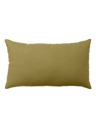 Coussin non déhoussable en coton uni
