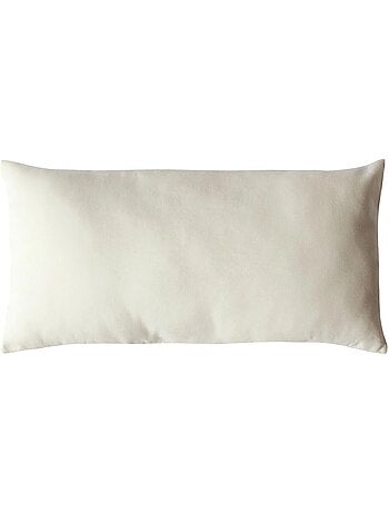 Coussin non déhoussable en coton uni