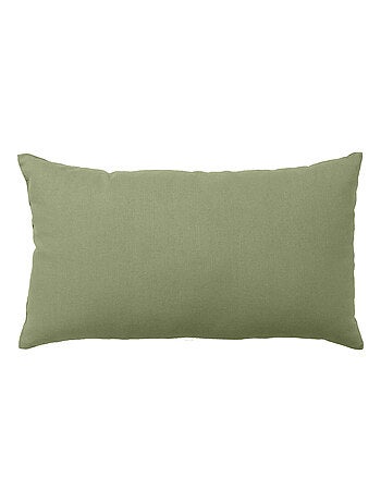 Coussin non déhoussable en coton uni