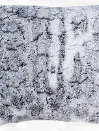 Coussin non déhoussable en imitation fourrure