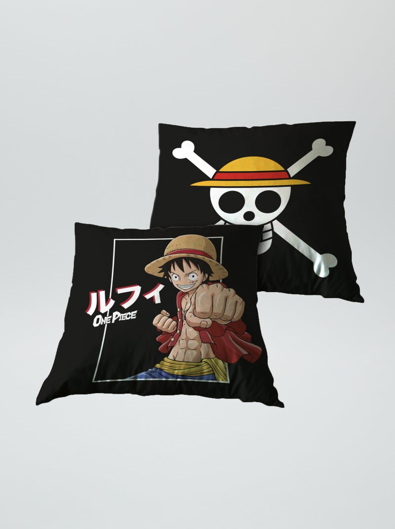 Coussin 'One piece' noir - Kiabi