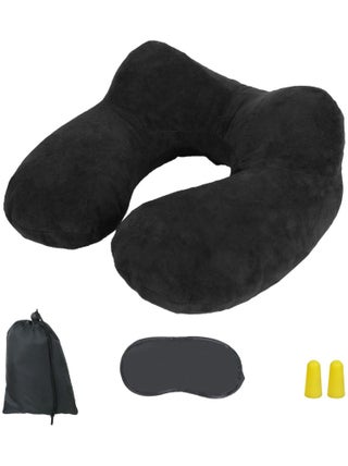 Coussin, oreiller de voyage gonflable avec sac de rangement - Vivezen