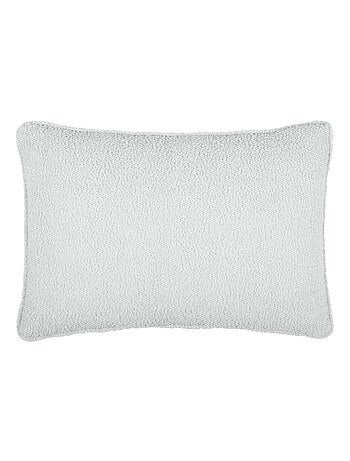 Coussin Paddou Écru – 40 x 60 cm – Effet bouclette