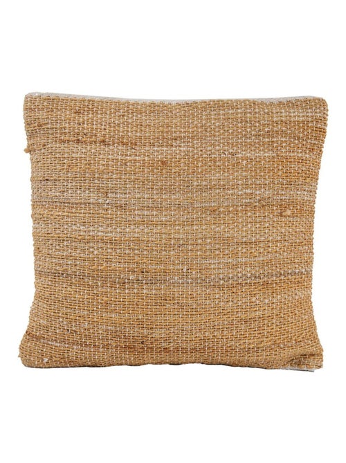 Coussin paille coton  PAPYRUS 40X40 - Kiabi