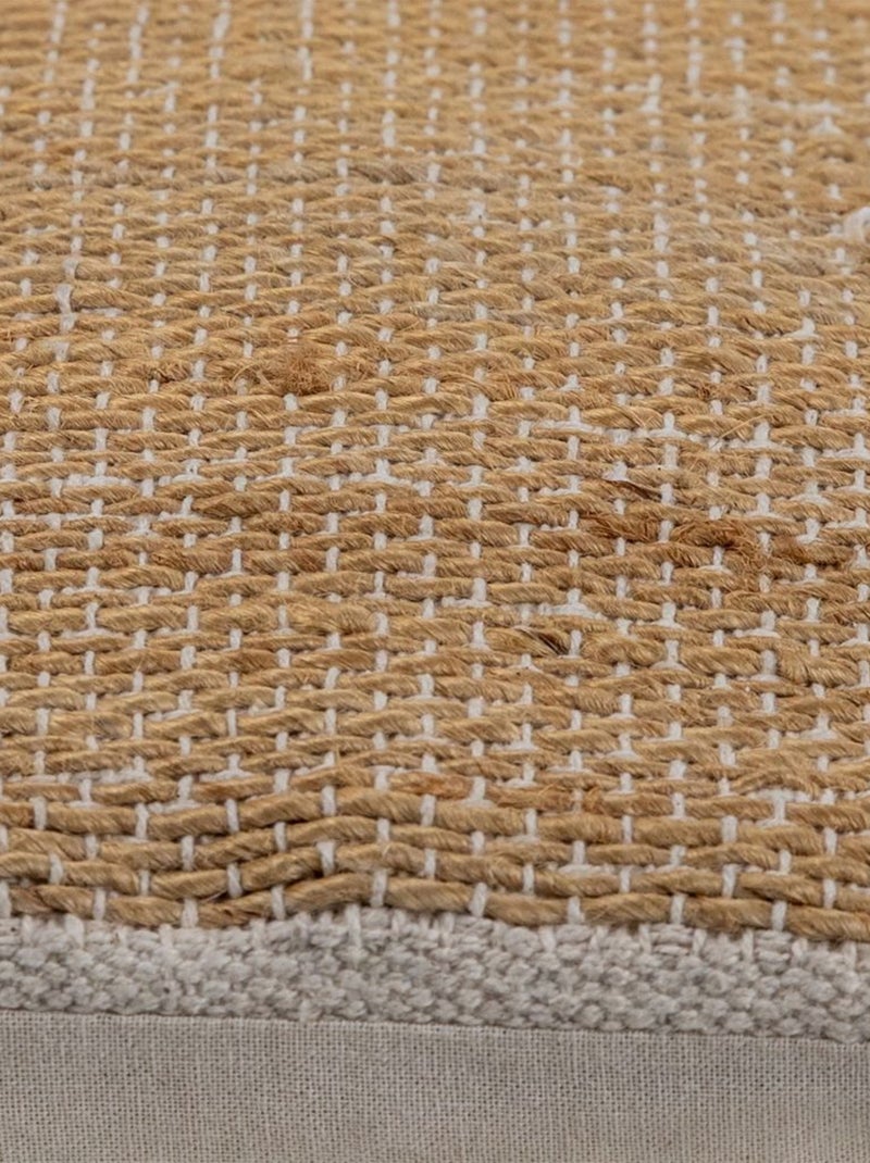 Coussin paille coton  PAPYRUS 40X40 Beige - Kiabi