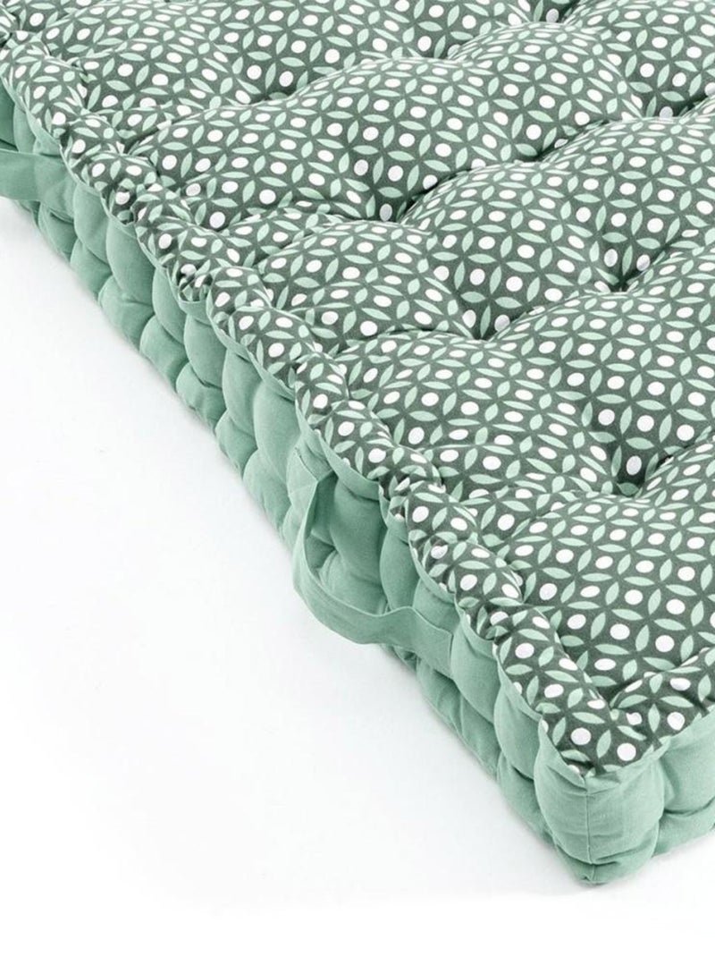 Coussin palette 60x120 cm graphique vert coton Vert - Kiabi