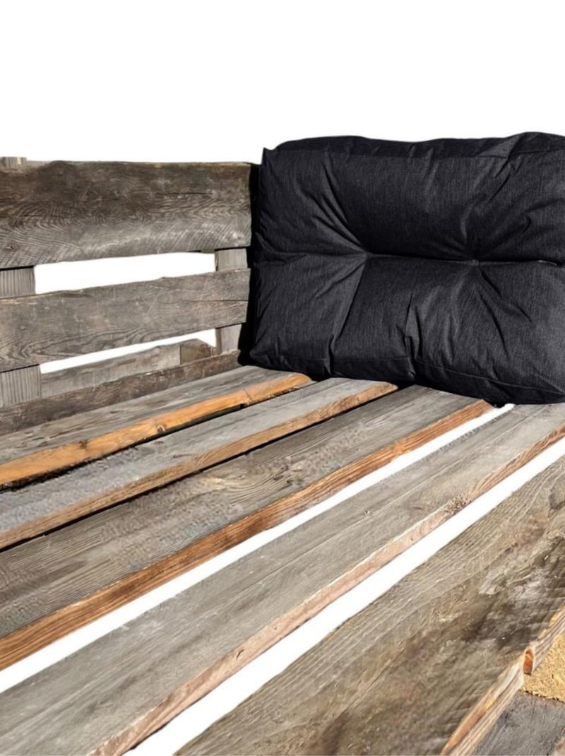 Coussin palette angle en polyester - Bananair Noir - Kiabi