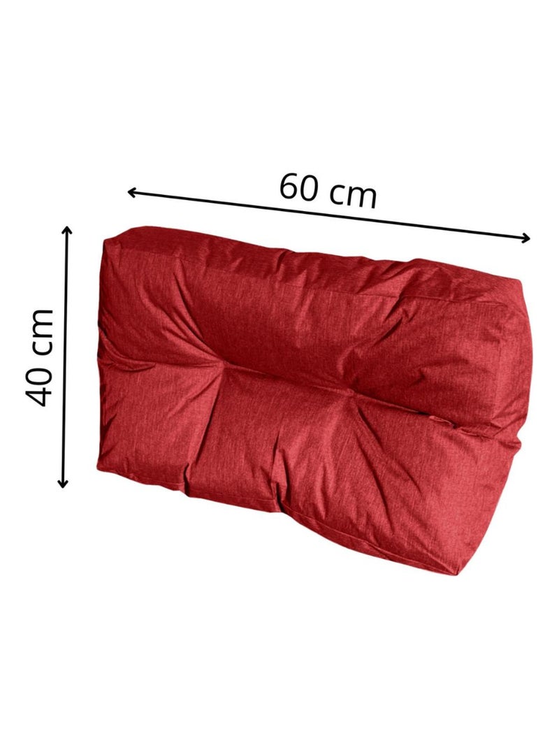 Coussin palette angle en polyester - Bananair Rouge - Kiabi