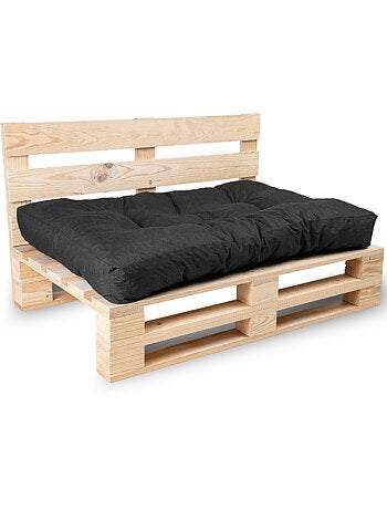 Coussin palette assise en polyester 120x80x15 cm