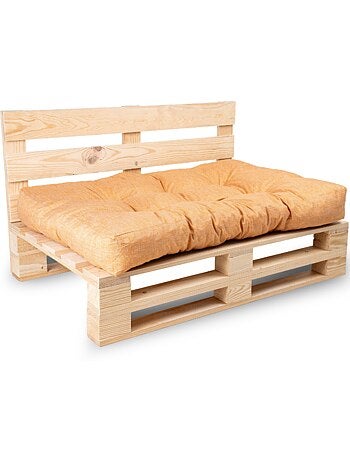 Coussin palette assise en polyester 120x80x15 cm