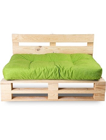 Coussin palette assise en polyester 120x80x15 cm