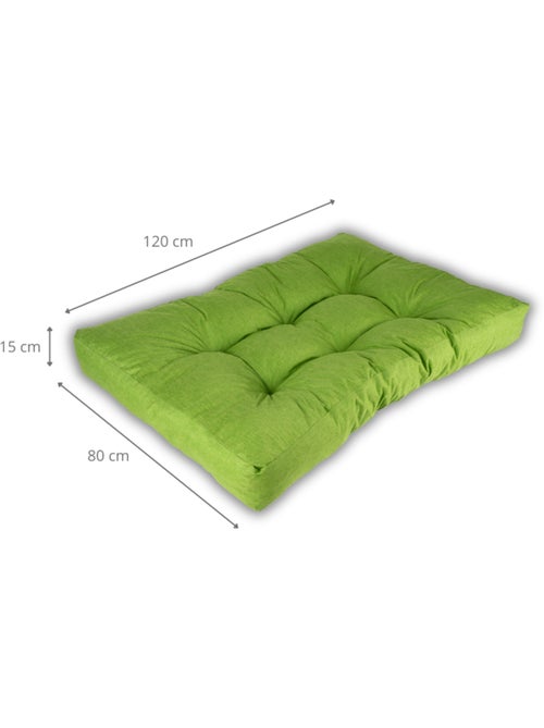 Coussin palette assise en polyester 120x80x15 cm - Kiabi