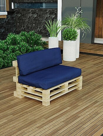 Coussin Palette Déhoussable Imperméable 2en1 - Bananair