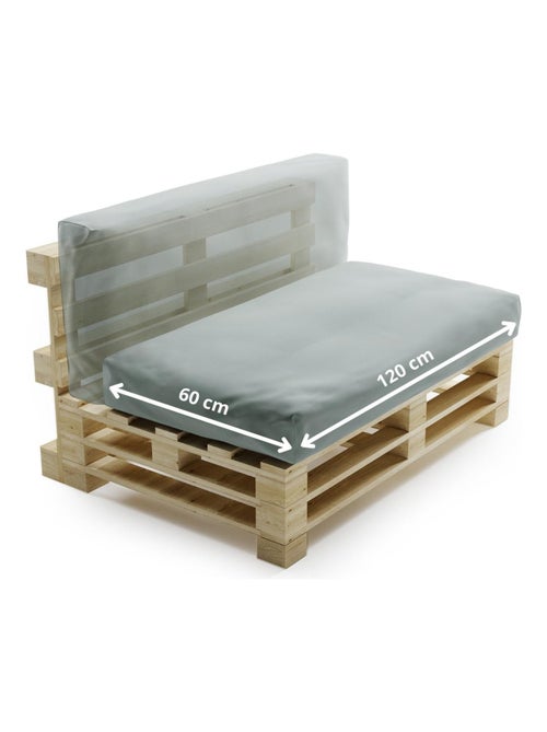 Coussin Palette Déhoussable Imperméable 2en1 - Bananair - Kiabi Coussin Palette Déhoussable Imperméable 2en1 - Bananair - Kiabi