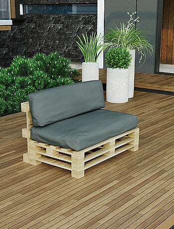 Coussin Palette Déhoussable Imperméable 2en1 - Bananair