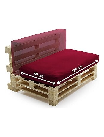 Coussin Palette Déhoussable Imperméable 2en1 - Bananair