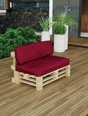 Coussin Palette Déhoussable Imperméable 2en1 - Bananair