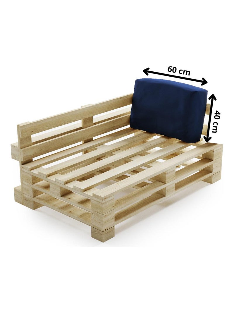 Coussin Palette Déhoussable Imperméable Angle - Bananair Bleu - Kiabi