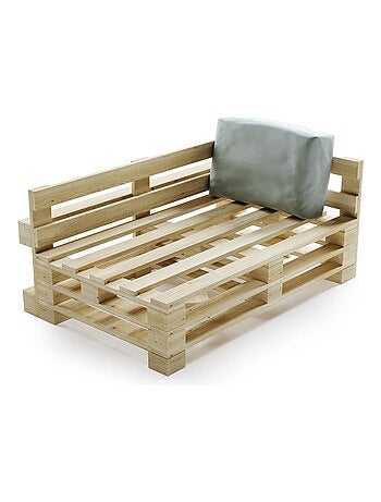 Coussin Palette Déhoussable Imperméable Angle - Bananair