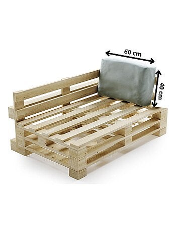 Coussin Palette Déhoussable Imperméable Angle - Bananair