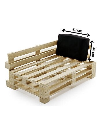 Coussin Palette Déhoussable Imperméable Angle - Bananair