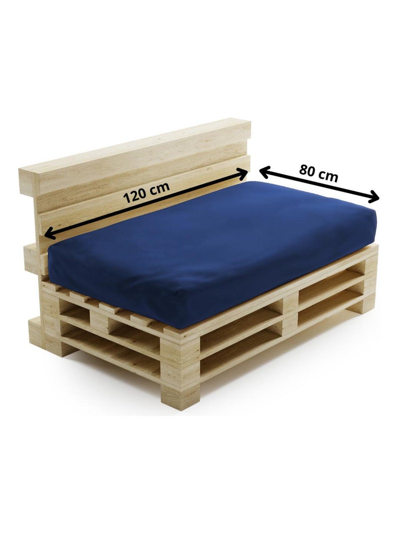 Coussin Palette Déhoussable Imperméable Assise - Bananair Bleu - Kiabi