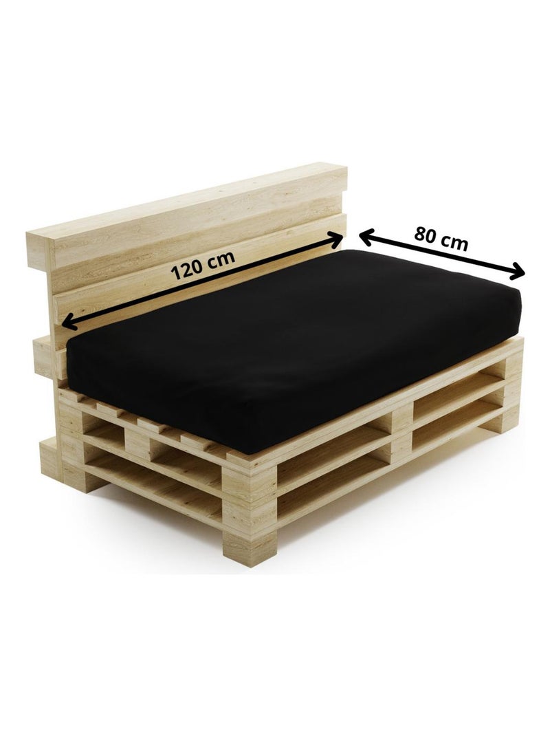 Coussin Palette Déhoussable Imperméable Assise - Bananair Noir - Kiabi