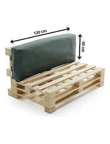 Coussin Palette Déhoussable Imperméable Dossier - Bananair