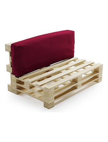 Coussin Palette Déhoussable Imperméable Dossier - Bananair